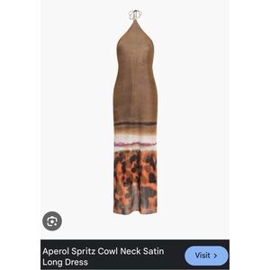 Mesh halter dress - Midi